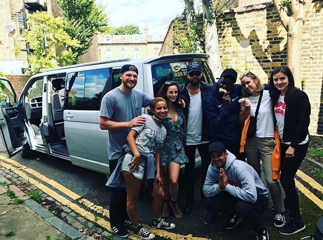 Kaya, Lily, Larissa and Daniel with friends at #VFestival today ❤️❤️