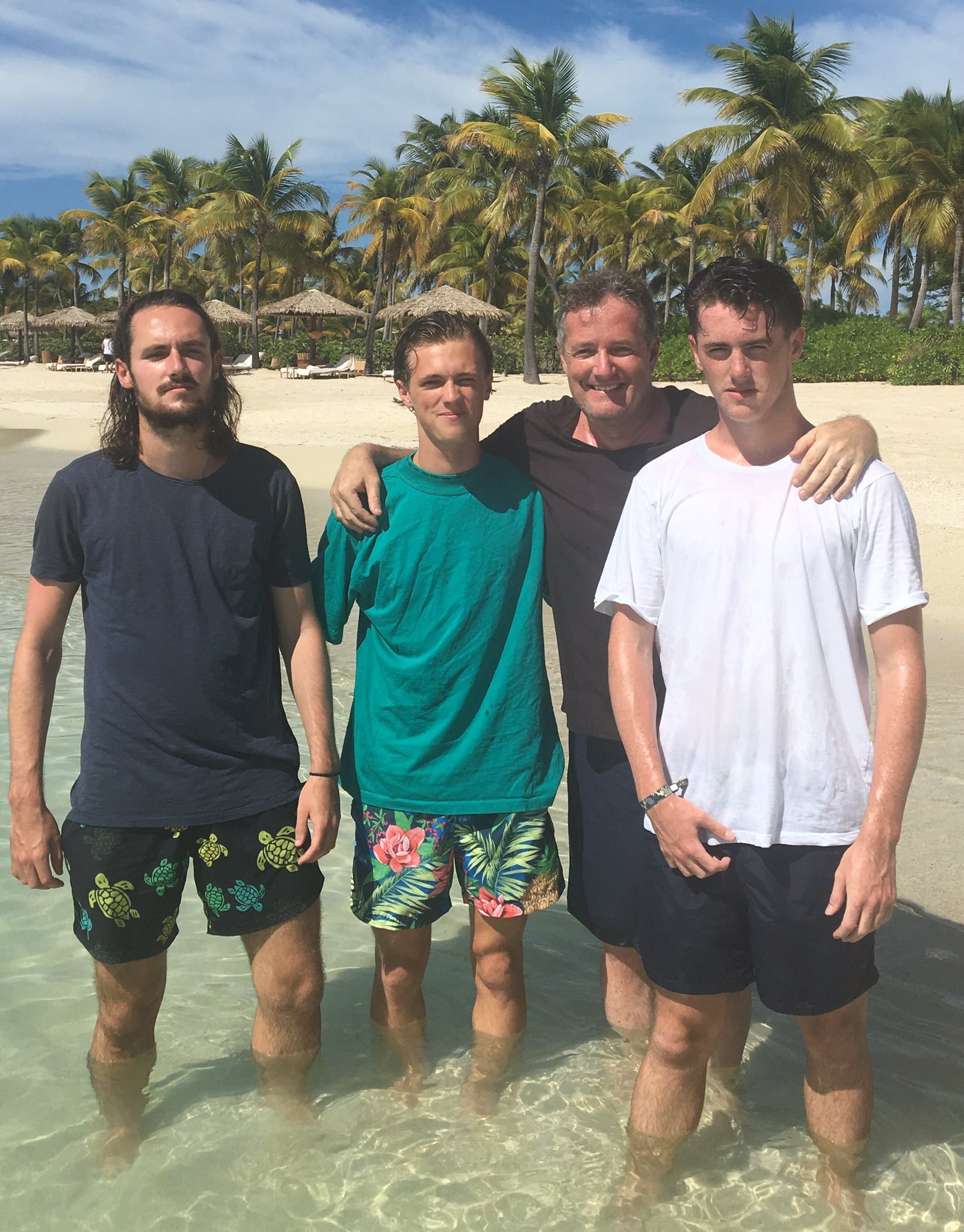 Piers on Twitter "20102017. Same beach, different size sons. antigua https//t.co