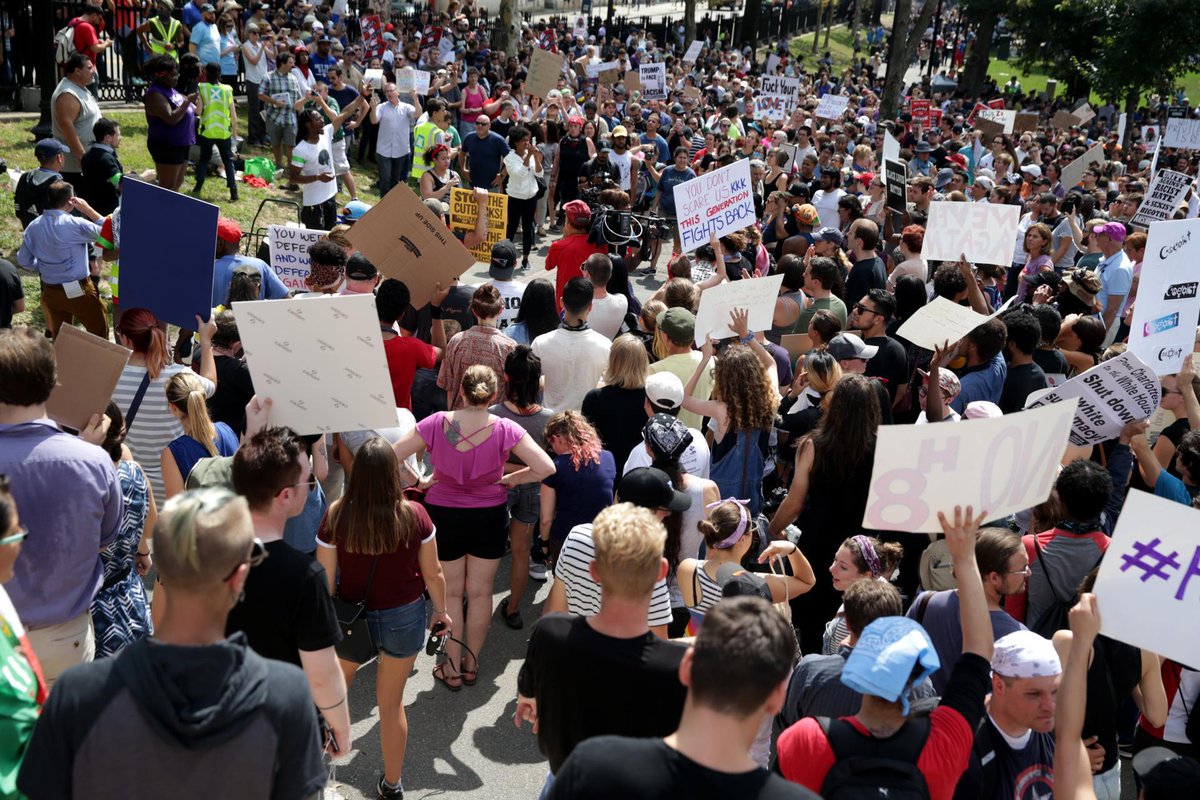 BostonGlobe's tweet photo. Here are some photos and videos that capture just how large the crowds were in Boston on Saturday: https://t.co/it9greRxUy https://t.co/MHgbqSAThG
