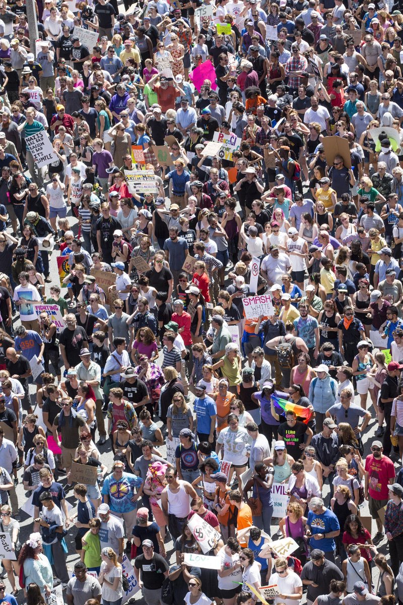 BostonGlobe's tweet photo. Here are some photos and videos that capture just how large the crowds were in Boston on Saturday: https://t.co/it9greRxUy https://t.co/MHgbqSAThG