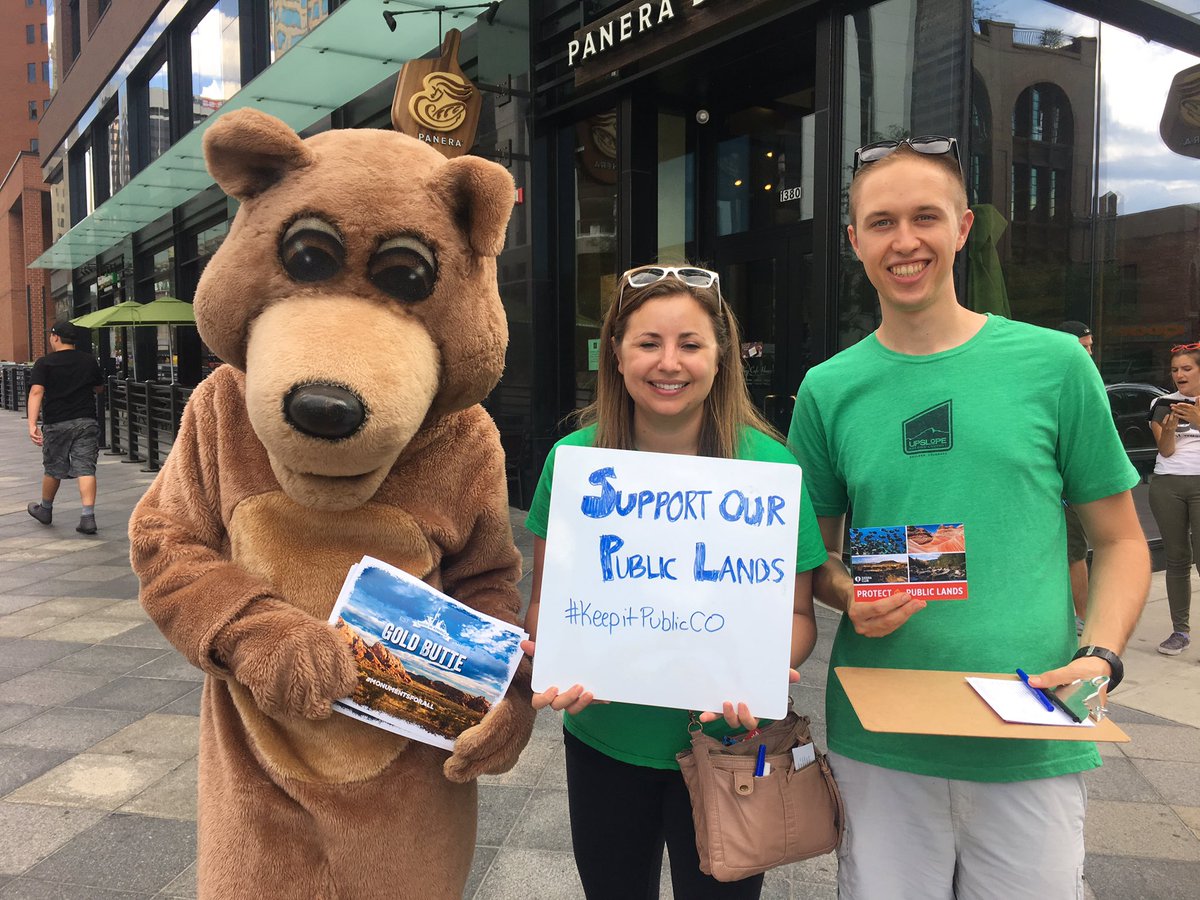 loveisallluneed's tweet photo. Saw these guys today spreading awareness about REAL issues going on! #protectnationalparks #supportnationalparks #monumentsforall #resist https://t.co/V7d4BQWX49