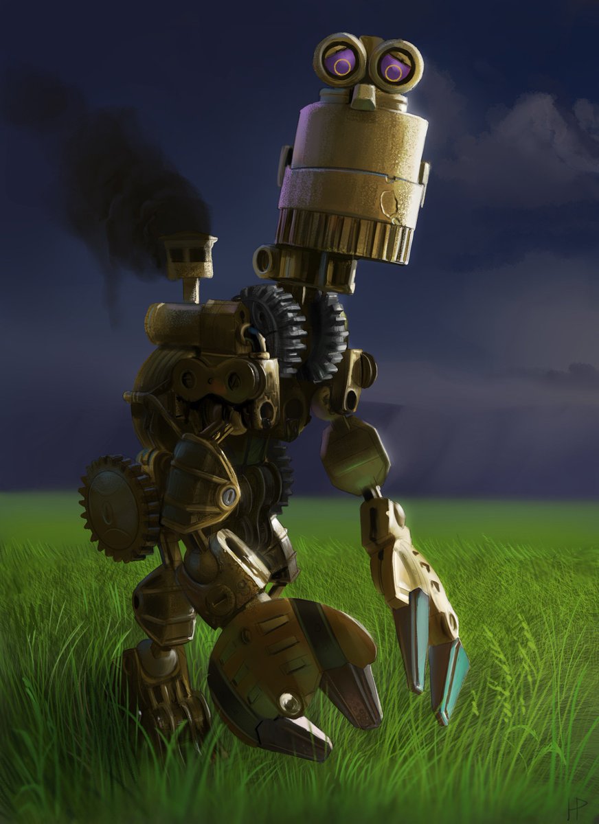 An old #Robot looking for something lost.