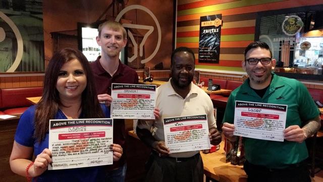 SpencerLong12's tweet photo. Showing some #Chilislove to our amazing team today! #employeeofthemonth @wherry_lisa @michaelw0423 @ChilisJobs @lucascole41 https://t.co/rIaWUdXAxp