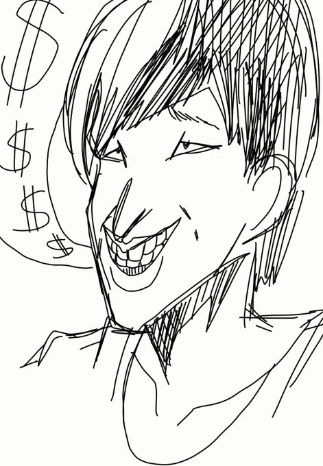 ヒカルの似顔絵描きました。
ファンです。 