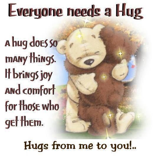 Luckyinlove46's tweet photo. #hugs #hugging #helpsdepression #everyoneneedsahug #hugsomeone #smile #positivity #positivevibesonly #softhugs #spoonielife #spoonie https://t.co/pjpgJGgIcq