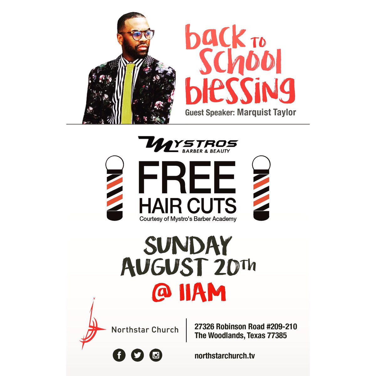Back to School Sunday. Come get the BLESSING with your name on it!