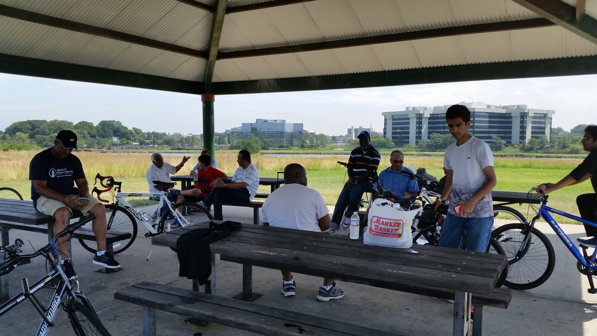 Ansar Boston held a #biking day today in the beautiful Pope John Paul II park Quincy. Children also joined with dads.