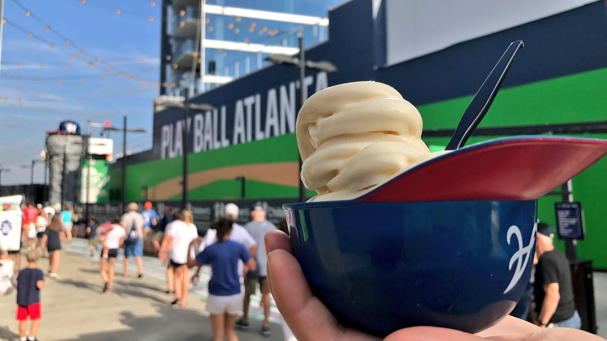 Atlanta Braves on Twitter "Celebrate NationalSoftIceCreamDay with a helmet full of ice cream