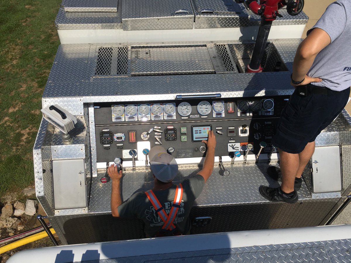 antoniafire's tweet image. Nathan Steinkamp taking his practical test to become qualified to drive 5324, 5334 and 5318. Congrats Nathan on passing, job well done.