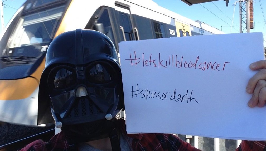 darthcaligula66's tweet photo. what better way to start the day after an essendon win than to go train hunting! #darth #selfie #qldrail #letskillbloodcancer #sponsordarth https://t.co/0yer3PI0Vb