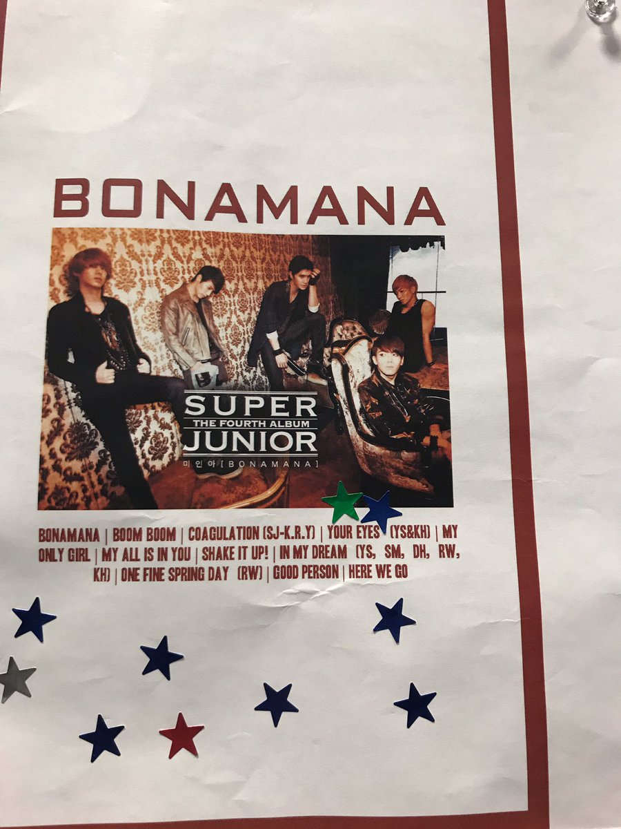 littlestar1208's tweet photo. So hard to choose 😭😭 but we chose Bonamana because of Your Eyes xD #SJWorld #KCON17LA #DNE https://t.co/3BPcGL3SDA