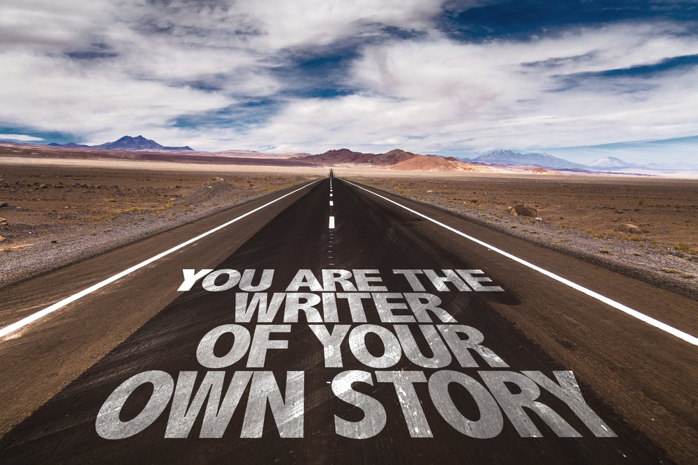 Take responsibility for your self identity and how it shapes you. You're the author of your story. #rewrite