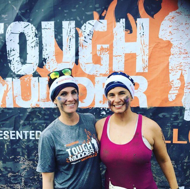 jackee_king_'s tweet photo. It was a muddy day @ToughMudder We Did It Sista!
#ransidebyside #pushittothelimit #workhard #teamwork #muddyday #proud #wedidit #funday https://t.co/G6Tle06Myz