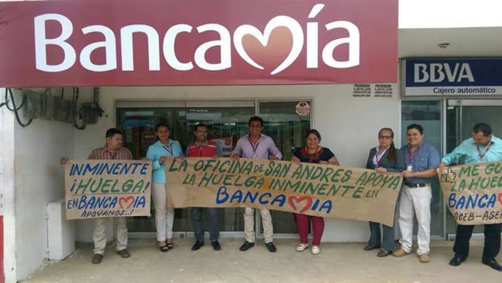 ncarolina11's tweet photo. @AsefincoB @acebnacional #VamosAHuelga  por salarios dignos y justos para quienes movemos las ganancias de @BancamiaOficial @PalmaEdwin https://t.co/jwne3L4jcN