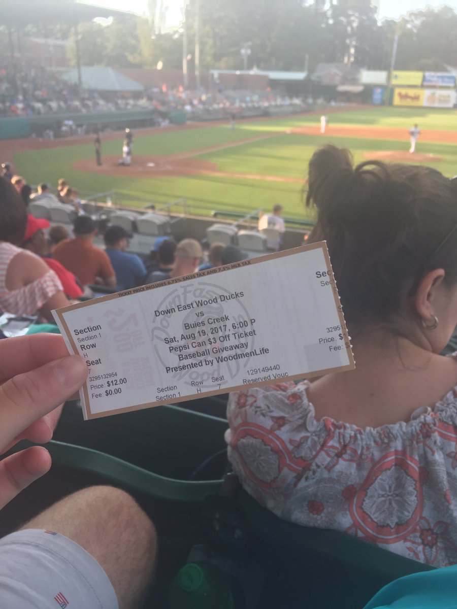 DavisTaylor252's tweet photo. #downeastwoodducks #rowH #seat7 @GoWoodDucks https://t.co/tkxlSiy1vs