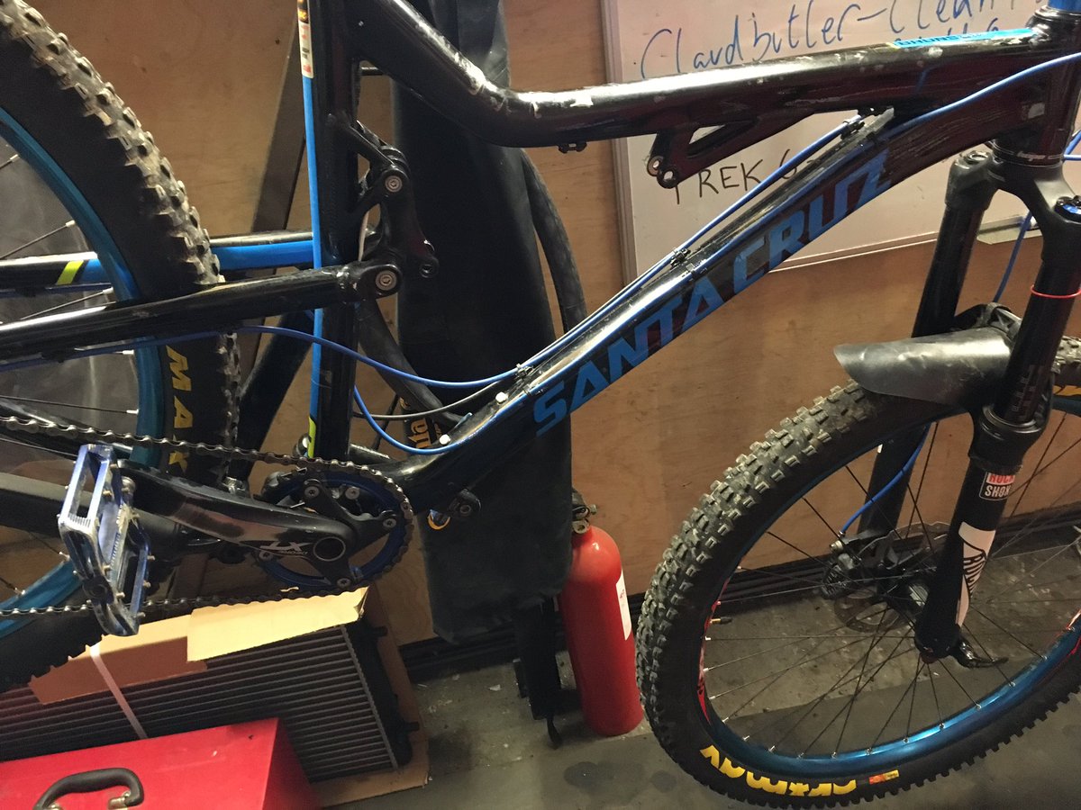 Another busy day here, couple of <a href="/foxracingshox/">FOX</a> shock bushing replacements among the usual services, punctures and gear tune <a href="/santacruzbikes/">Santa Cruz Bicycles</a>
