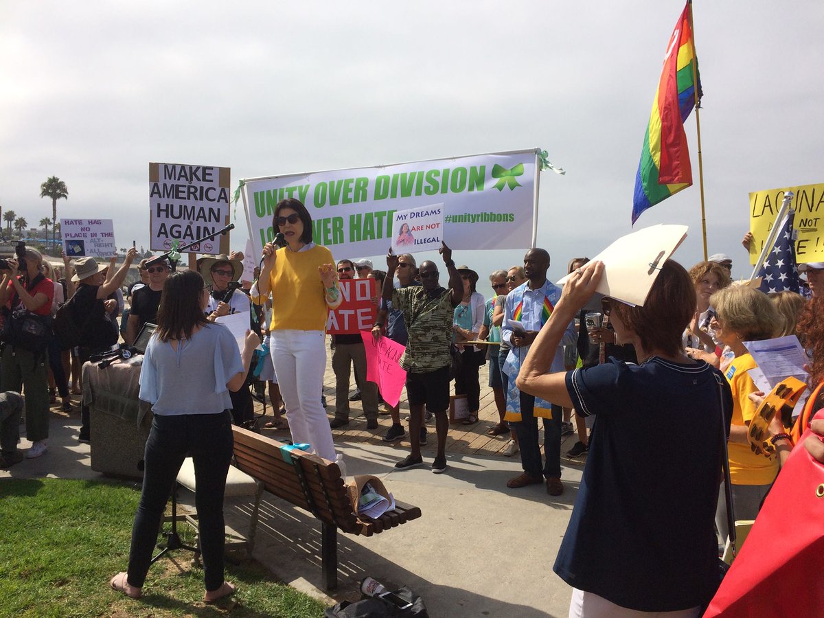 TWWOrangeCounty's tweet photo. Over 500 stood together in solidarity today in Laguna Beach
#OCUnity #confrontwhitesupremacy #fightsupremacy #defendcville #wearethemajority https://t.co/5QaFM0rVub