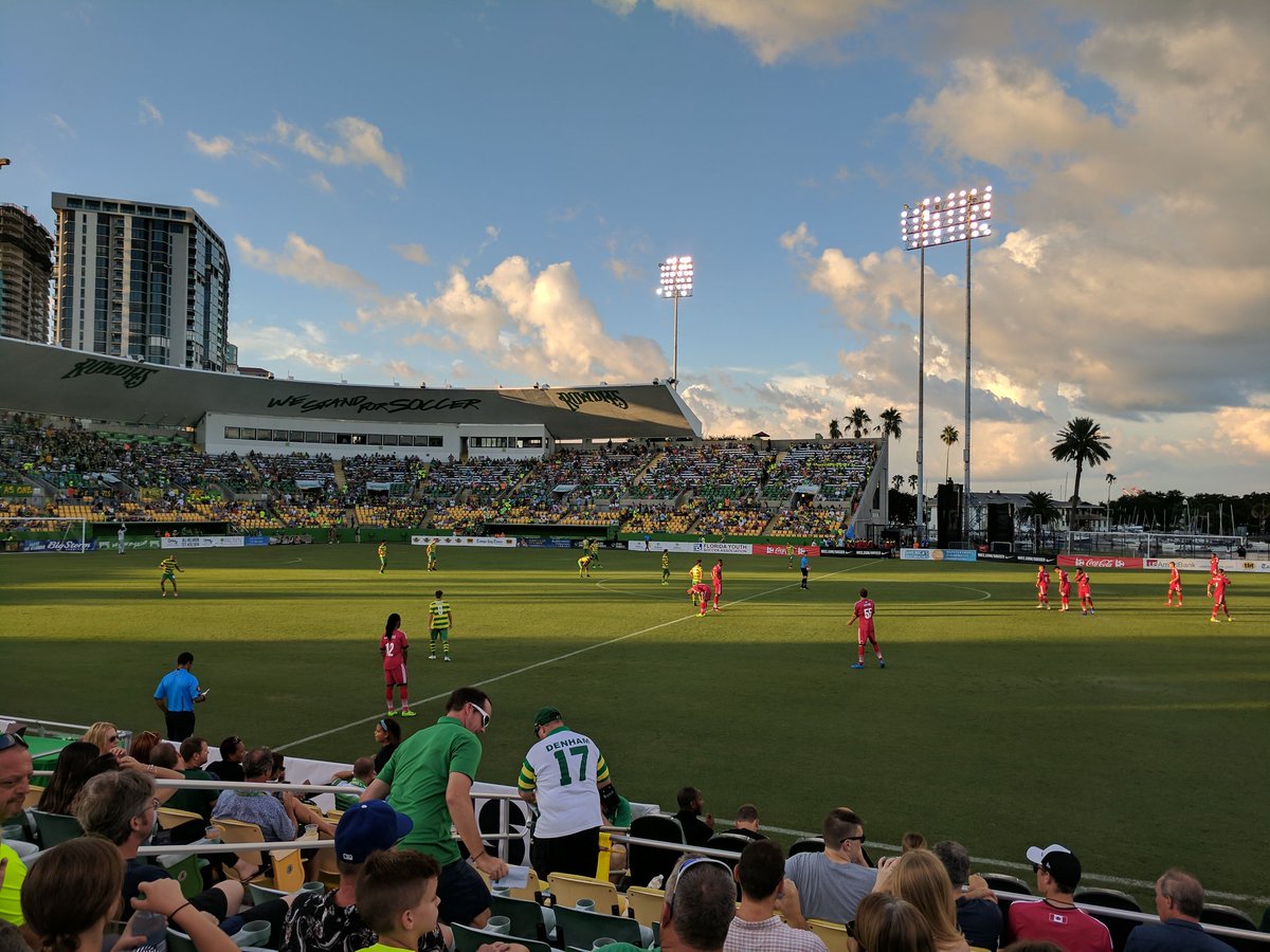 HCPSWebComm's tweet image. It&apos;s a beautiful night for a soccer match! @TampaBayRowdies @HillsboroughSch #HCPSSpiritNight @HCPSCommunity