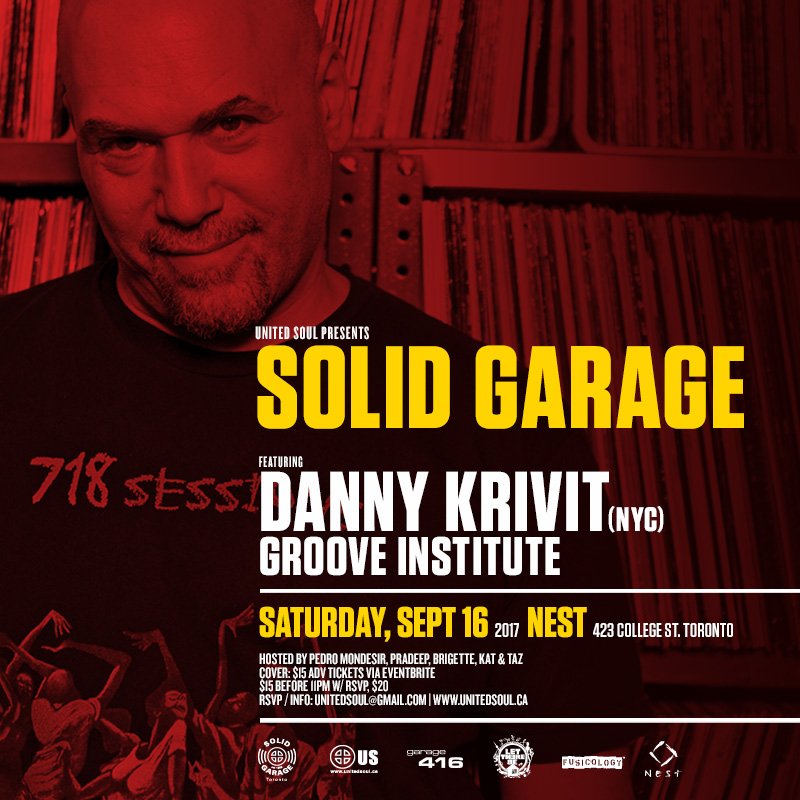 NestToronto's tweet photo. Saturday Sept 16
The Return of Danny Krivit (Body & Soul, NYC)
Tickets: https://t.co/6c9sYxhNCA
#NestTO #housemusic https://t.co/WFToTw9jbX