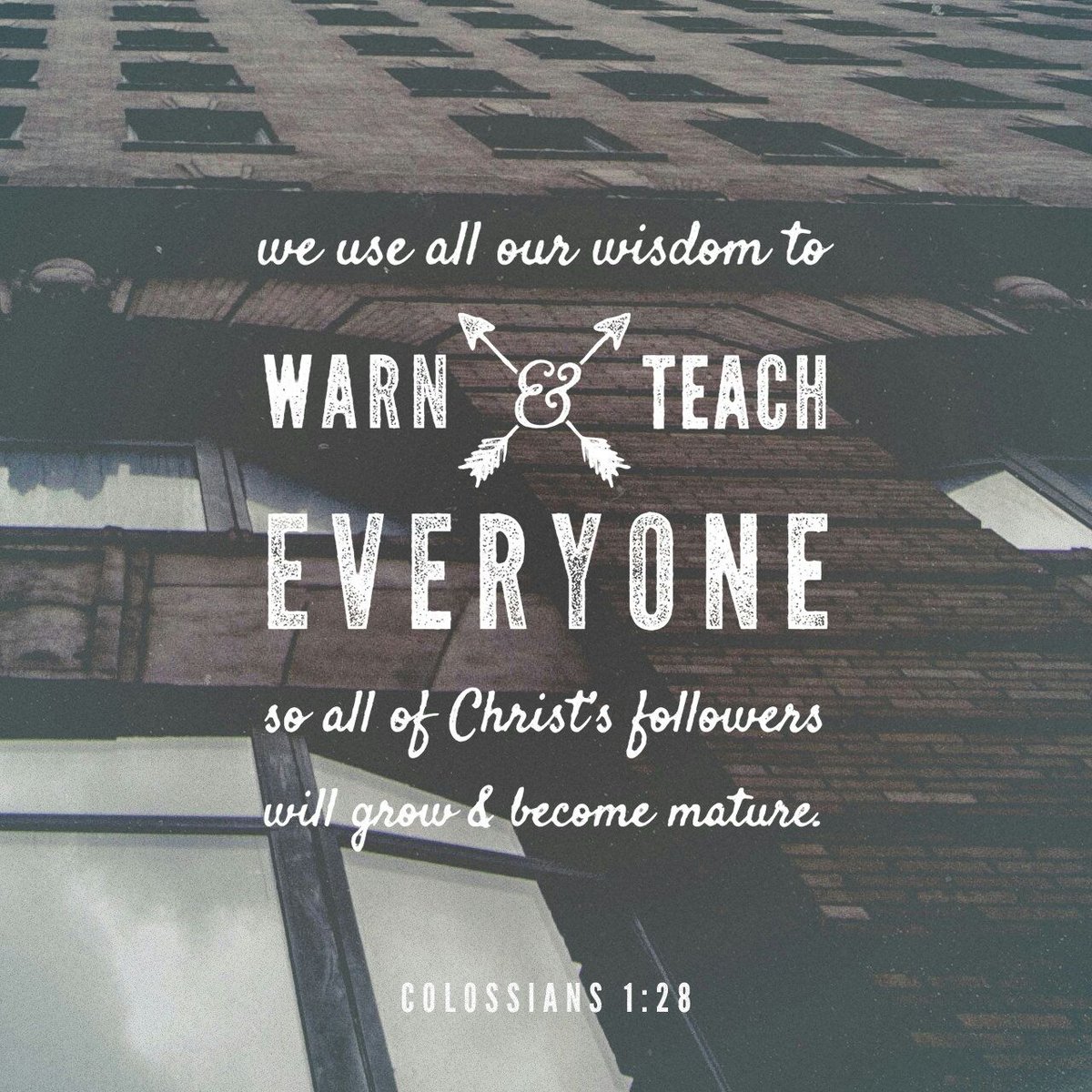Nccountryboy910's tweet photo. He is the one we proclaim, admonishing and teaching everyone with all wisdom, so that we may present ever…
https://t.co/BCfT52D2PK https://t.co/pbuqs4P1bO