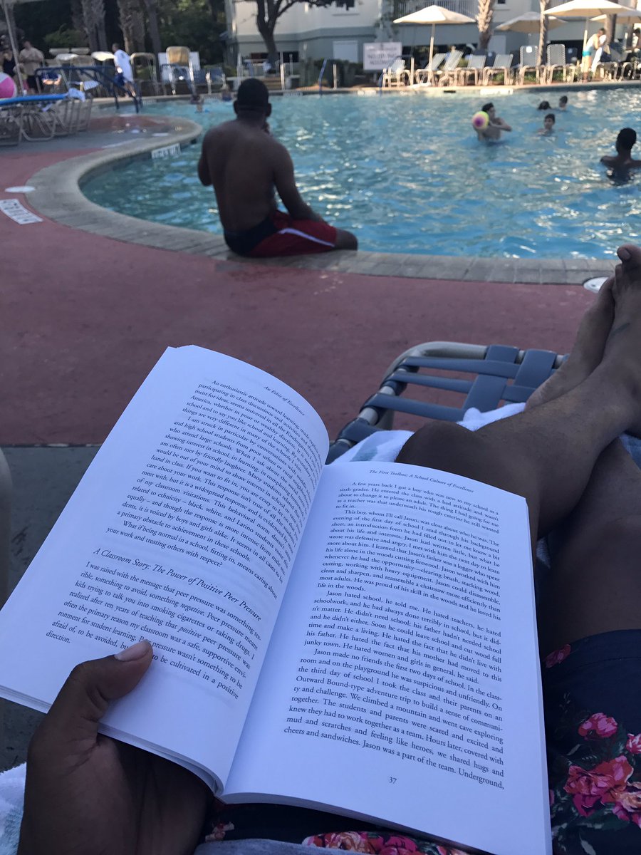 revdocrob3's tweet photo. ...and then, we spent the rest of the afternoon like this! ๐๐ค #readingpoolside #AnEthicofExcellence https://t.co/R1XdYiYdOS
