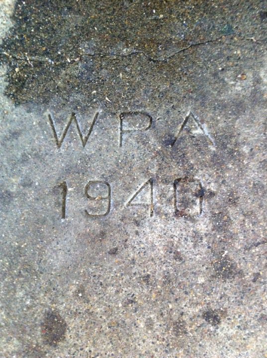 CoachMeisel's tweet photo. I had to post this for my past students. I noticed it at a park my family visited today. Thanks  FDR!
#CHS2018 https://t.co/FM4FdlPPYK