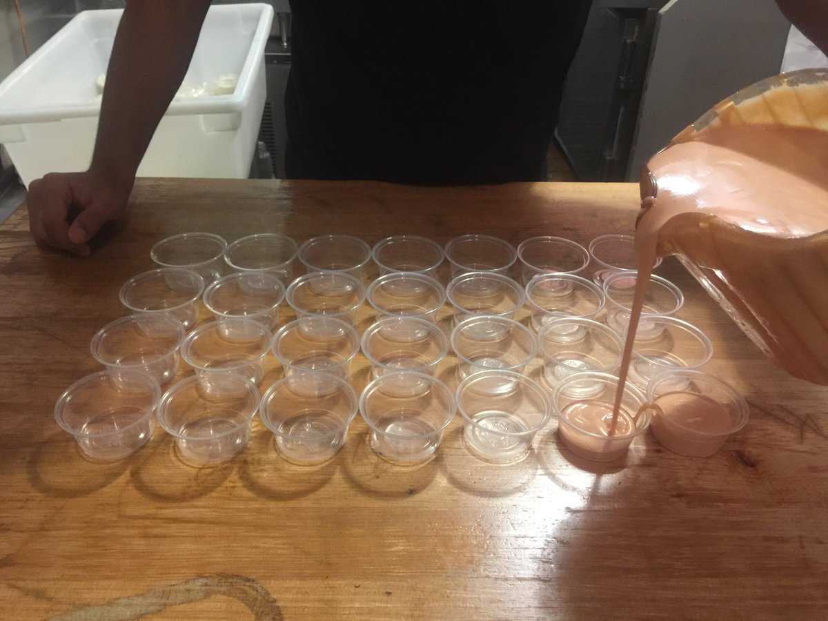 wingsplussf's tweet photo. Pouring out our famous house sauces! https://t.co/vlczhfUAfU