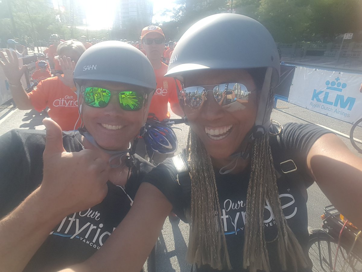 charmainecrooks's tweet photo. Here we go Vancouver @OurCityride https://t.co/KPy6T5vRop