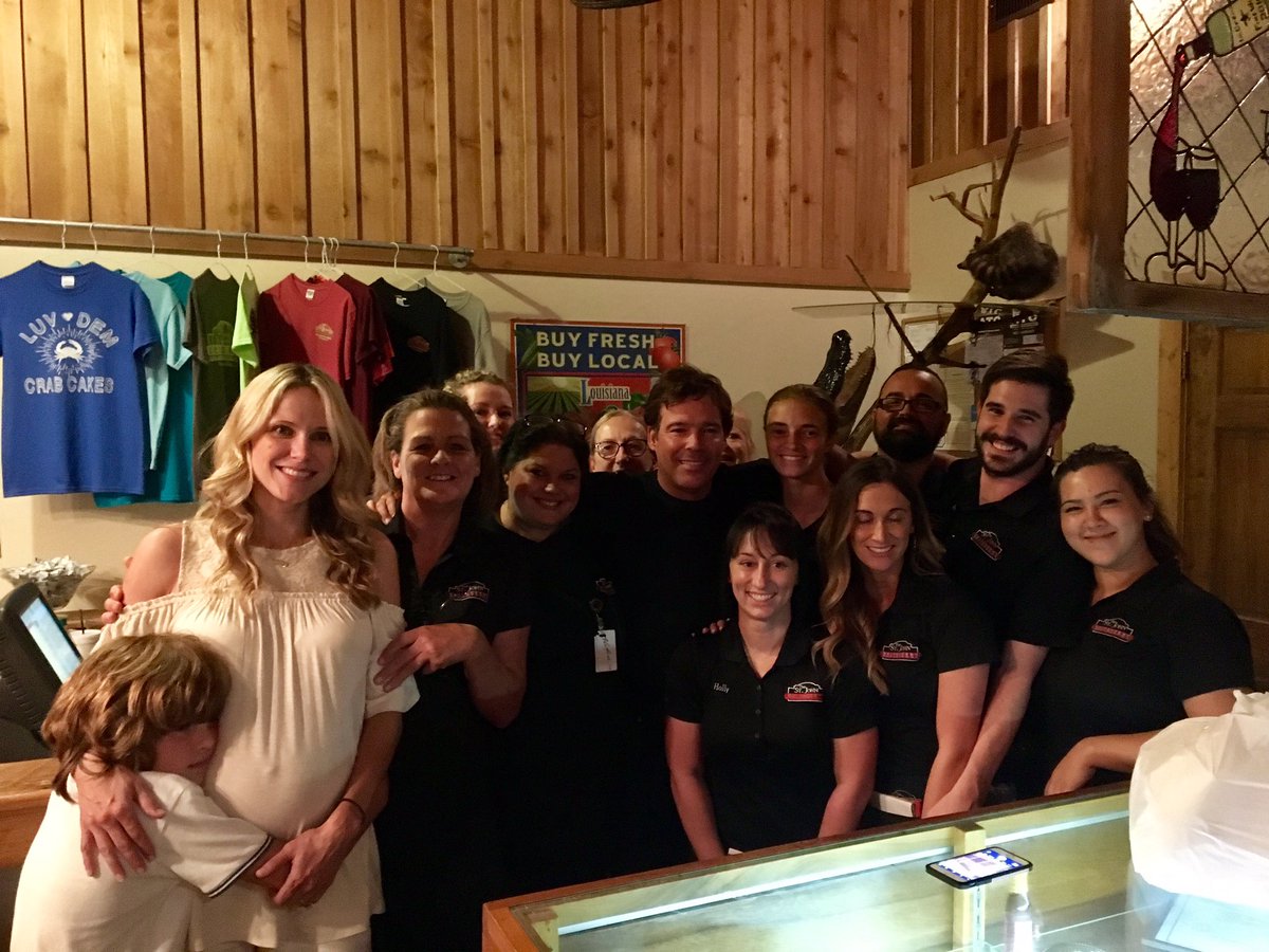 Clay Walker celebrated his birthday at The St. John Restaurant. How exciting for the little town of St. Martinville.