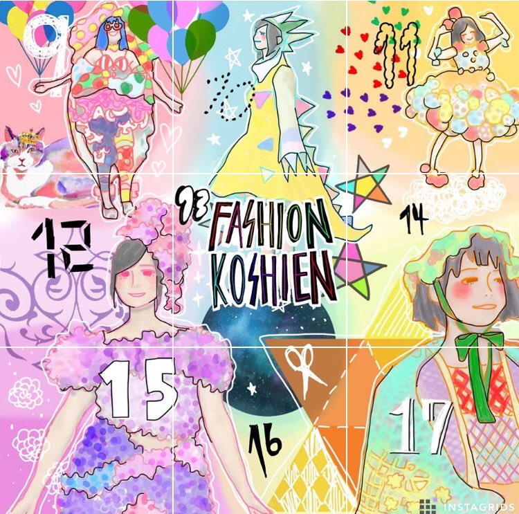 りんご飴マン 青森県の生ゆるキャラ 本日はファッション甲子園 弘前の学生イラストレーター太田 伊美さんによるティザーイラストを公式アカウントで公開しているので ぜひ見てねー W 分割アートとカウントダウンの複合ワザ W T Co