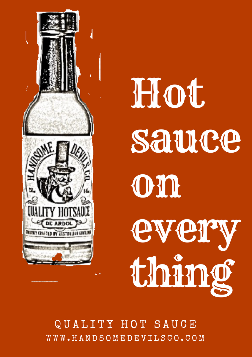 Thanks for all the web-orders this week. If you're in need of Australia's best hot sauce head over to the website and get yours
