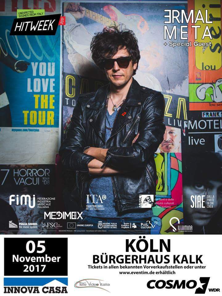 Lau_Ru89's tweet photo. Aggiunta una nuova data del Tour Europeo di @MetaErmal a Colonia il 5 Novembre! 

@famedalupi https://t.co/pguObMJNuD