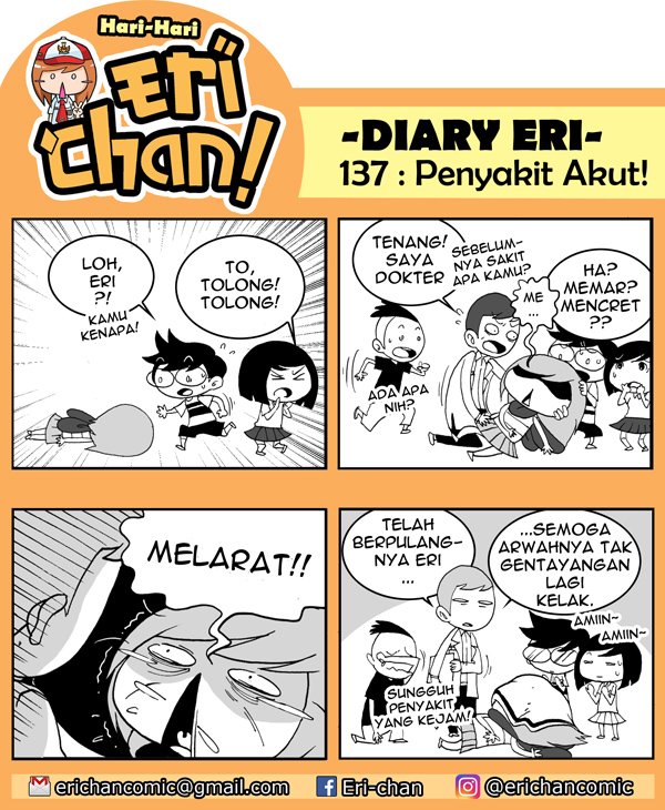 Himenyuu's tweet photo. Eri-chan!
137: Penyakit Akut!
"Dikabarkan hingga saat ni masih belum ada penawarnya" :v
#erichancomic #erichan #localcomic https://t.co/r5YONsQkV6