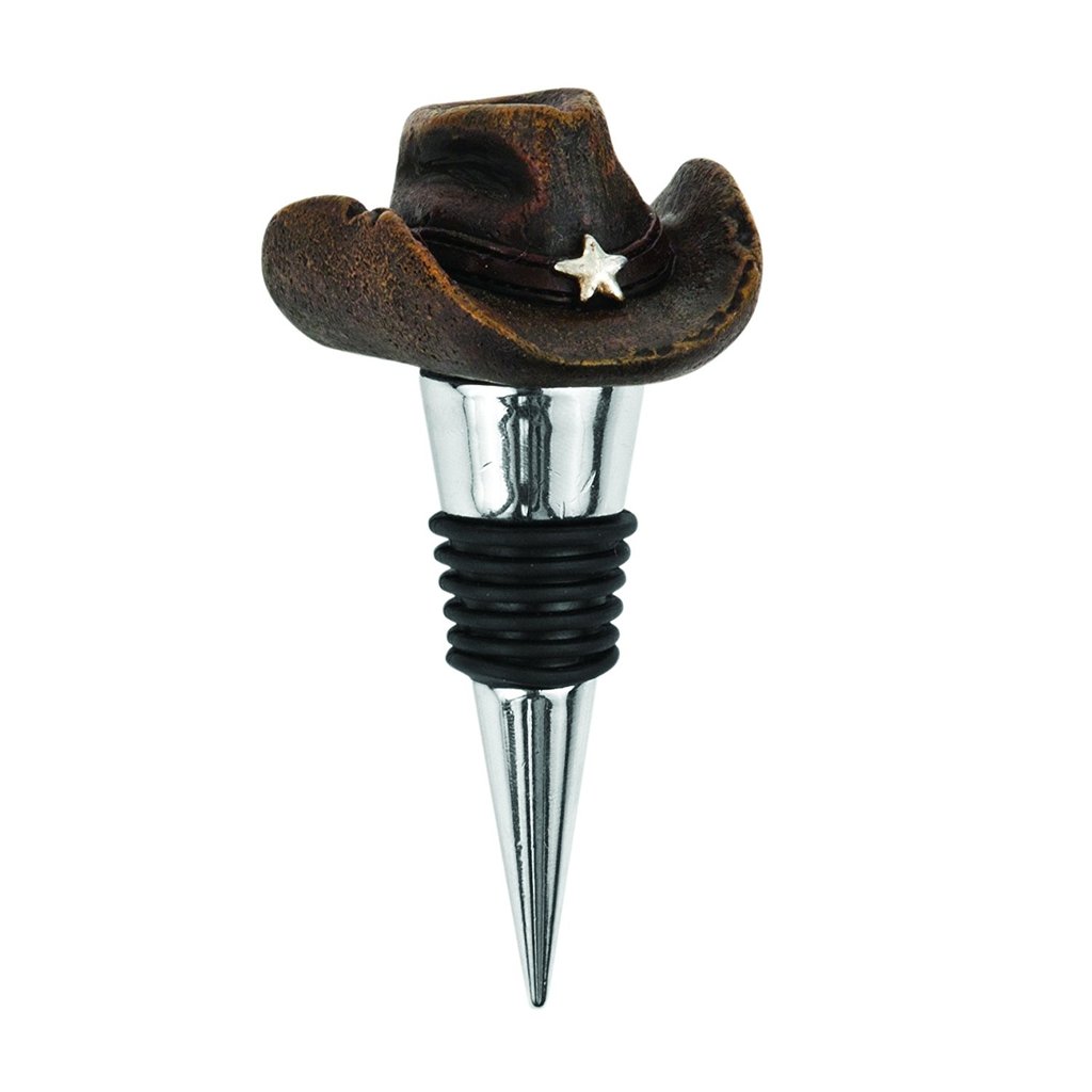 WineOvation's tweet photo. The Cowboy Hat wine stopper. A trusty sidekick to the Wine Gun Opener. Shop now:  https://t.co/iZsRjNbcCU #cowboy #wine #stopper https://t.co/0gNihHiqYm