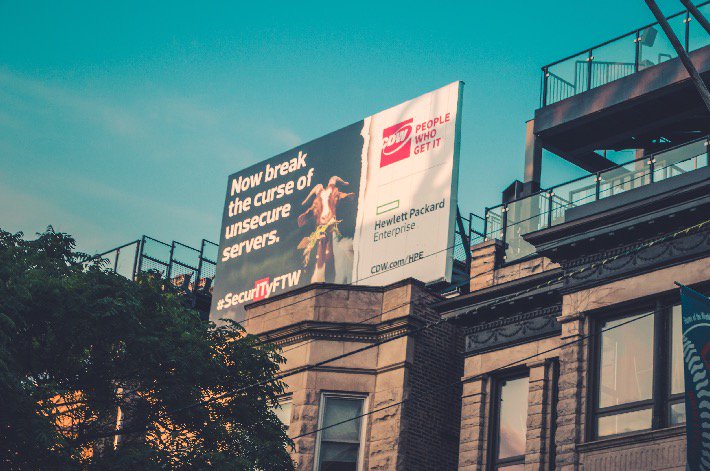 SarahHuebner22's tweet photo. The new CDW billboard is up! #SecurityFTW #CDW https://t.co/msOaKKwTJB