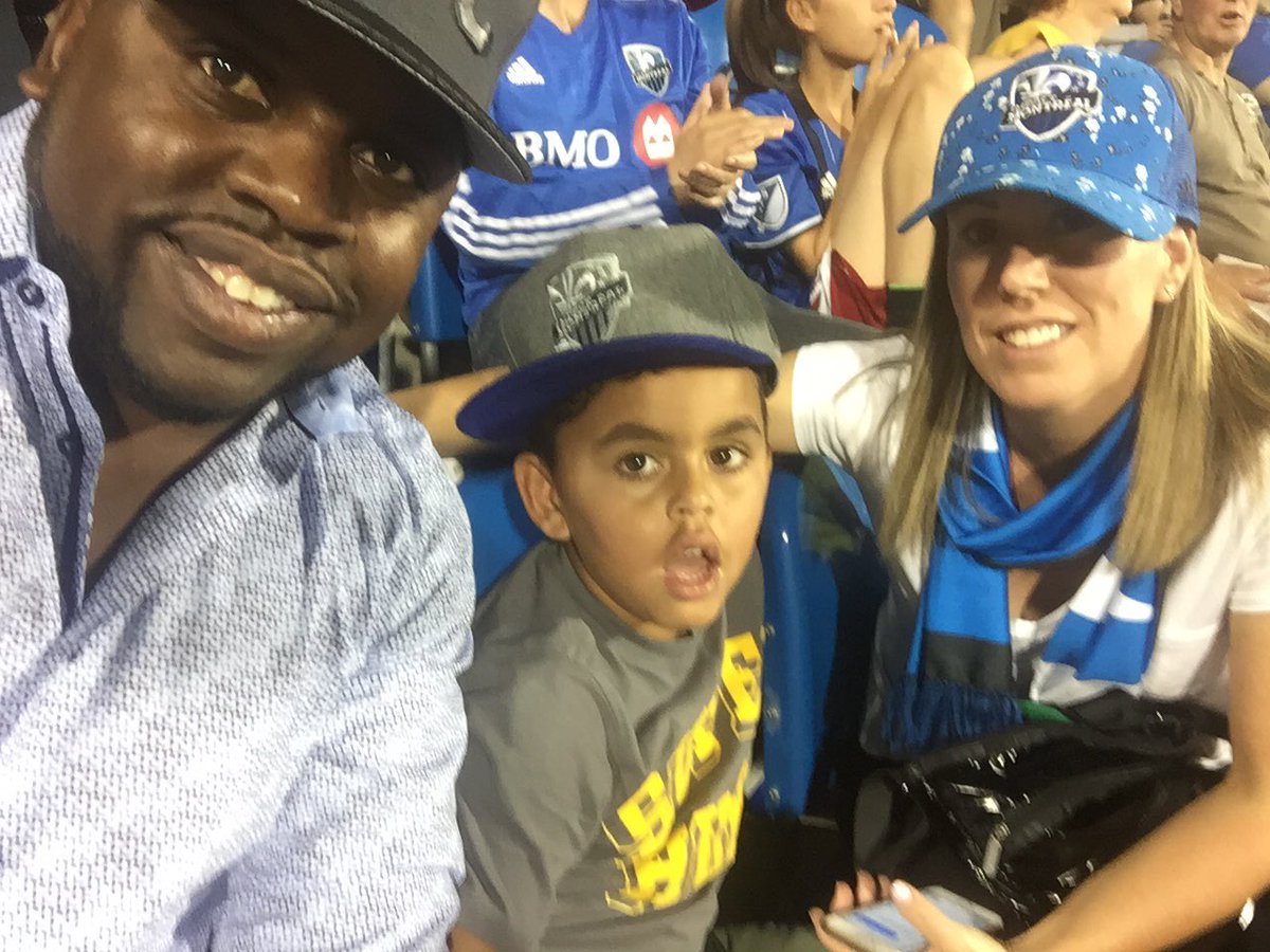 occean5's tweet photo. A beautiful Saturday evening at Saputo Stadium with the family #IMFC #impactmtl #ImpactTVASports https://t.co/qB2I76VbuJ