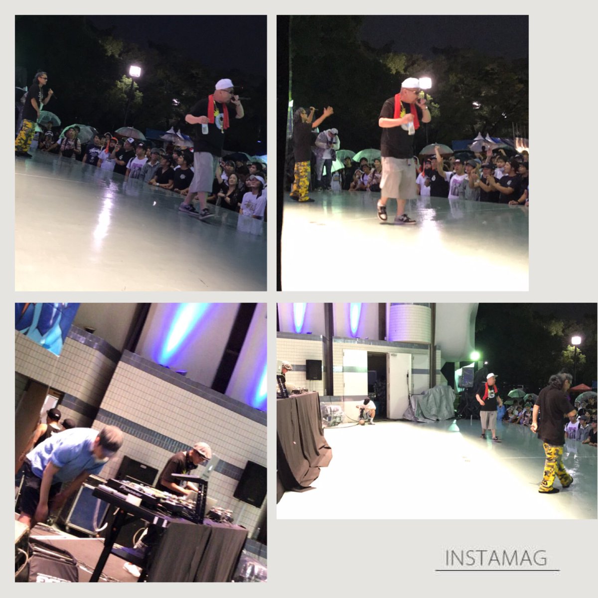 Peace0630's tweet photo. 昨日はbboypark＼(^^)／
Ryo-w2と焚巻と般若とGang-Oとmc ZINGIのライブ見てきて、色々楽しかったー♡
今日も楽しもー♡
#bboypark #ryo2 #焚巻 #般若
#gang_o #mc_zingi https://t.co/P6P6ECrxmQ