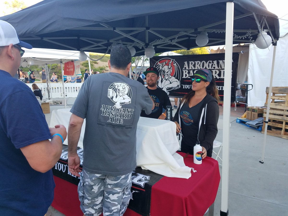 ArrogantBastard's tweet photo. Once again, the only booth worth visiting at @StoneBrewing's precious little 21st birthday party. #Stone21 https://t.co/MzIEP0CgoN