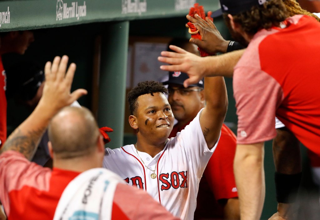 ESPNInsights's tweet image. Before Rafael Devers, the last player to hit home runs in 3 straight games against the Yankees before turning 21 was Babe Ruth in 1915.