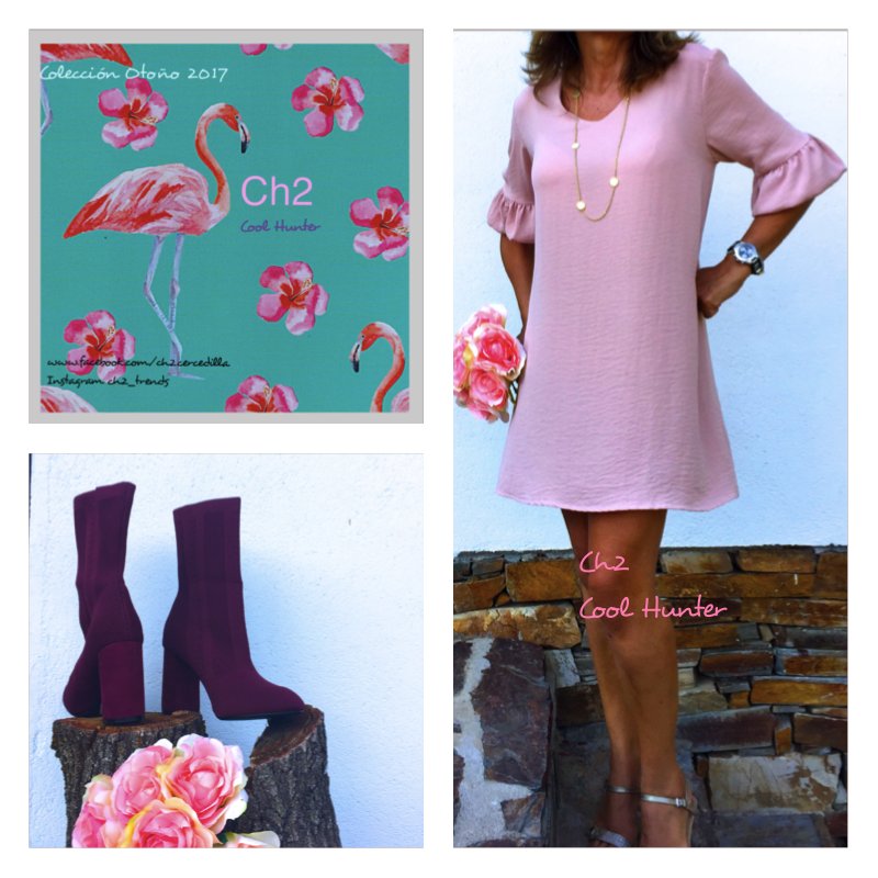 ch2online's tweet photo. Tendencia rosa en Ch2 Cool Hunter #ch2Cercedilla #vestidorosa #botines https://t.co/TNrYMMG1DL