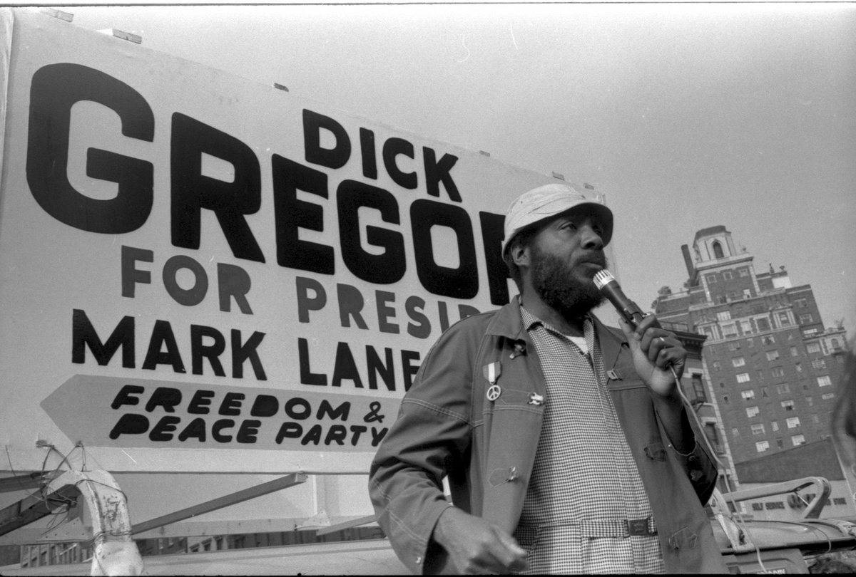 globalissuesweb's tweet photo. Dick Gregory, who rose from poverty to become a groundbreaking comedian and civil rights activist, dies at 84 https://t.co/4AU4xiZrxT https://t.co/XqkXjwfZGd