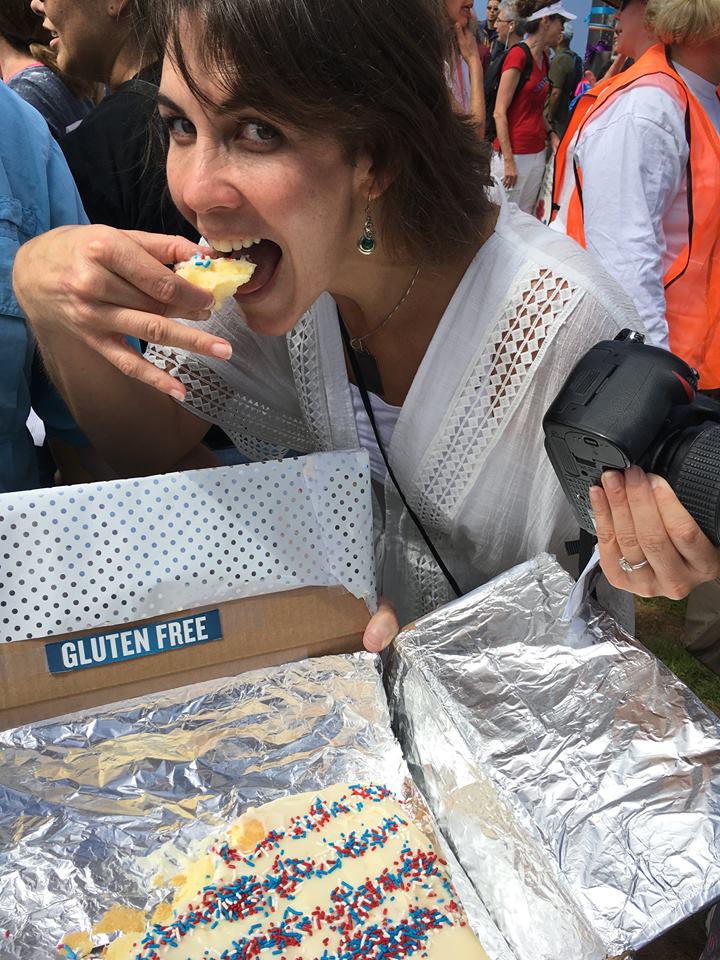 TWWOrangeCounty's tweet photo. @TheMajorityBTM @IndivisibleCA48 @IndivisibleOC46 @indivisible_oc And, of course, there was #SheetCaking https://t.co/JMaDExEcmL