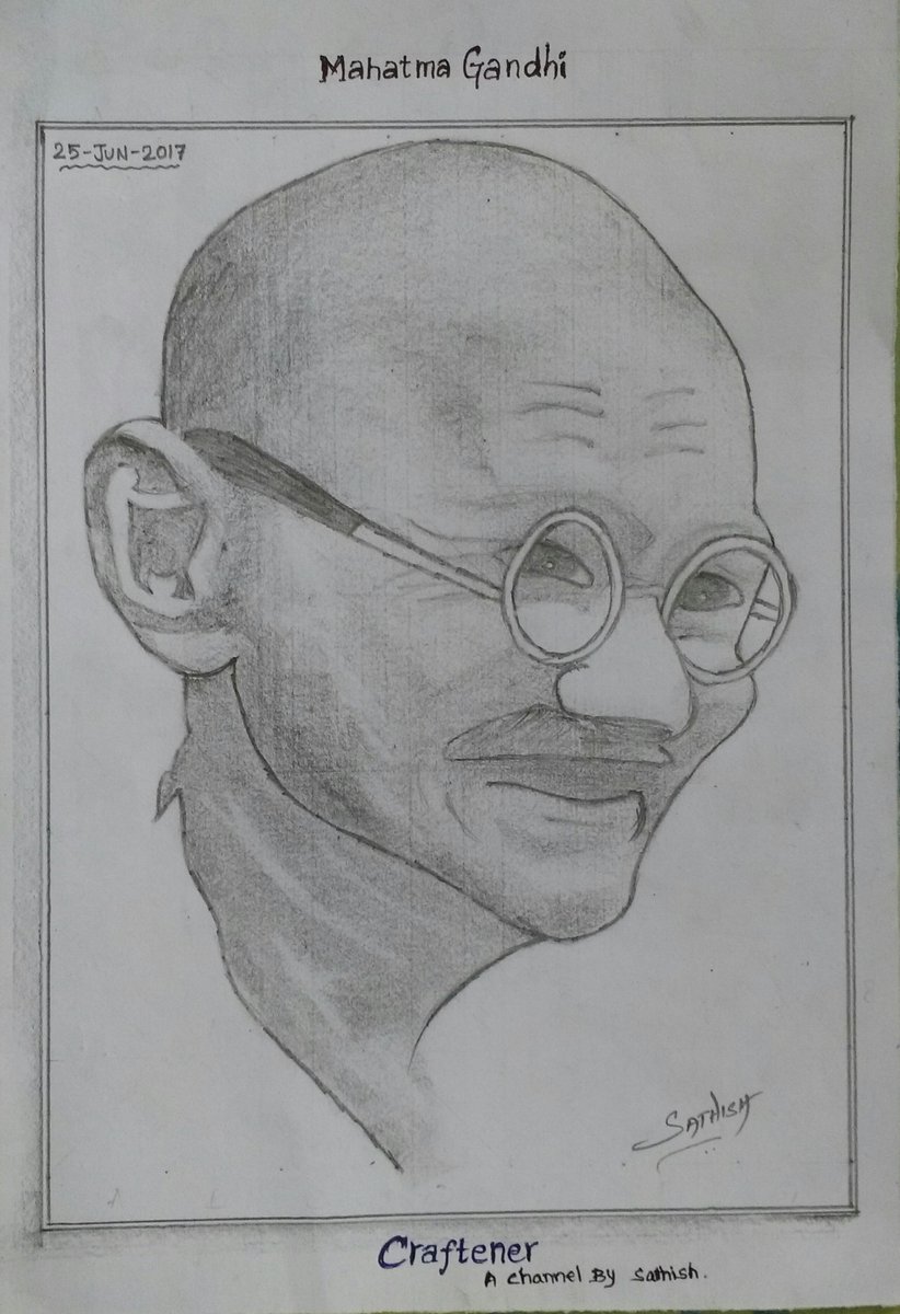 Featured image of post Art Pencil Mahatma Gandhi Drawing Easy / How to draw cartoon monster related posts of easy gandhi photo for draw easy mahatma gandhi drawing for kids kids learning video shemaroo.