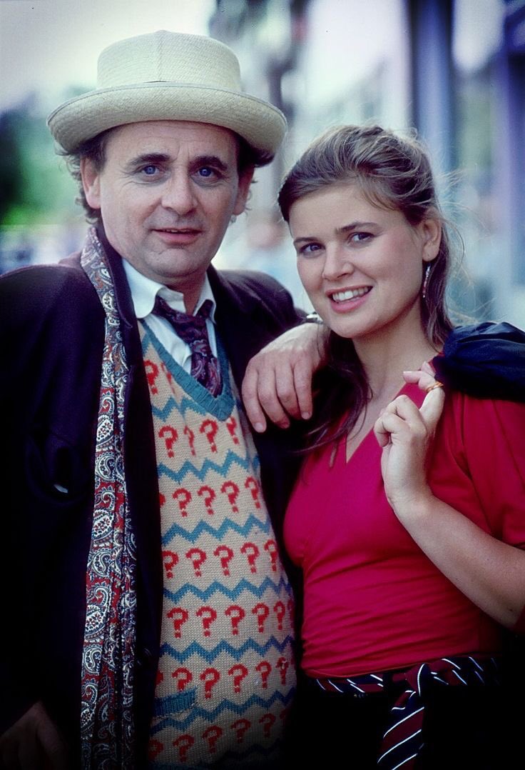 Wishing a very happy birthday to Sylvester McCoy and Sophie Aldred aka The Doctor and Ace!     