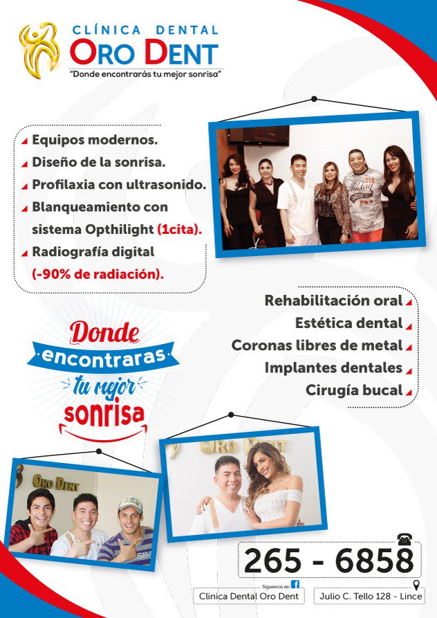 Te esperamos en Clinica dental Orodent   citas al  2656858