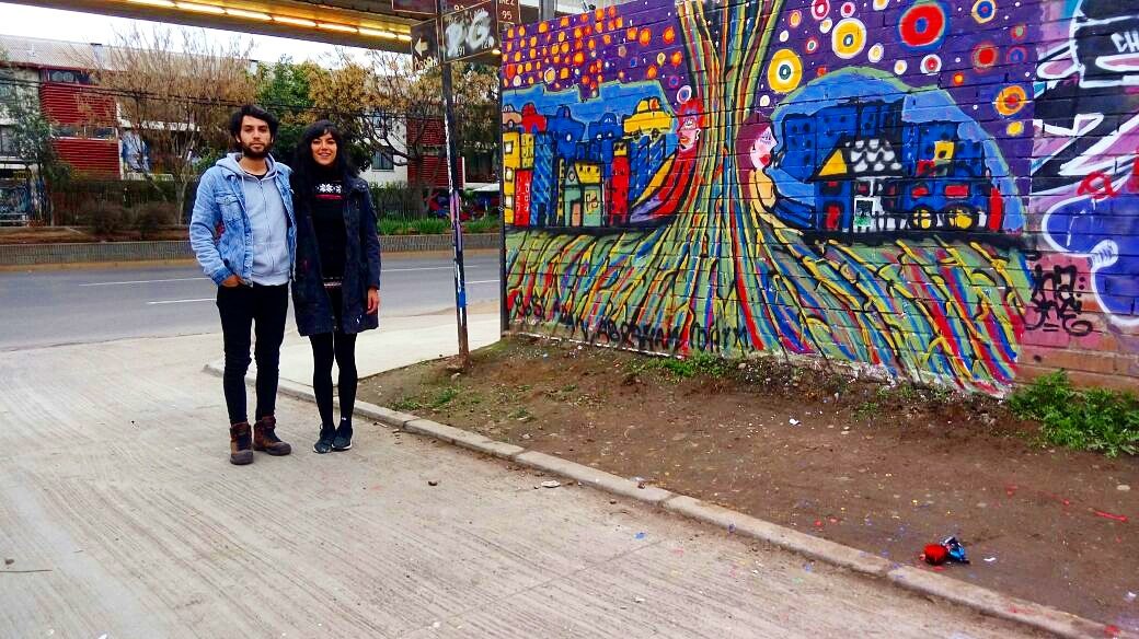 FranVerber's tweet photo. Con el @CamiloAntileo hemos hecho varias versiones de #warriache esta es la versión #mural #artecallejero #streetart https://t.co/72NOplHHyr