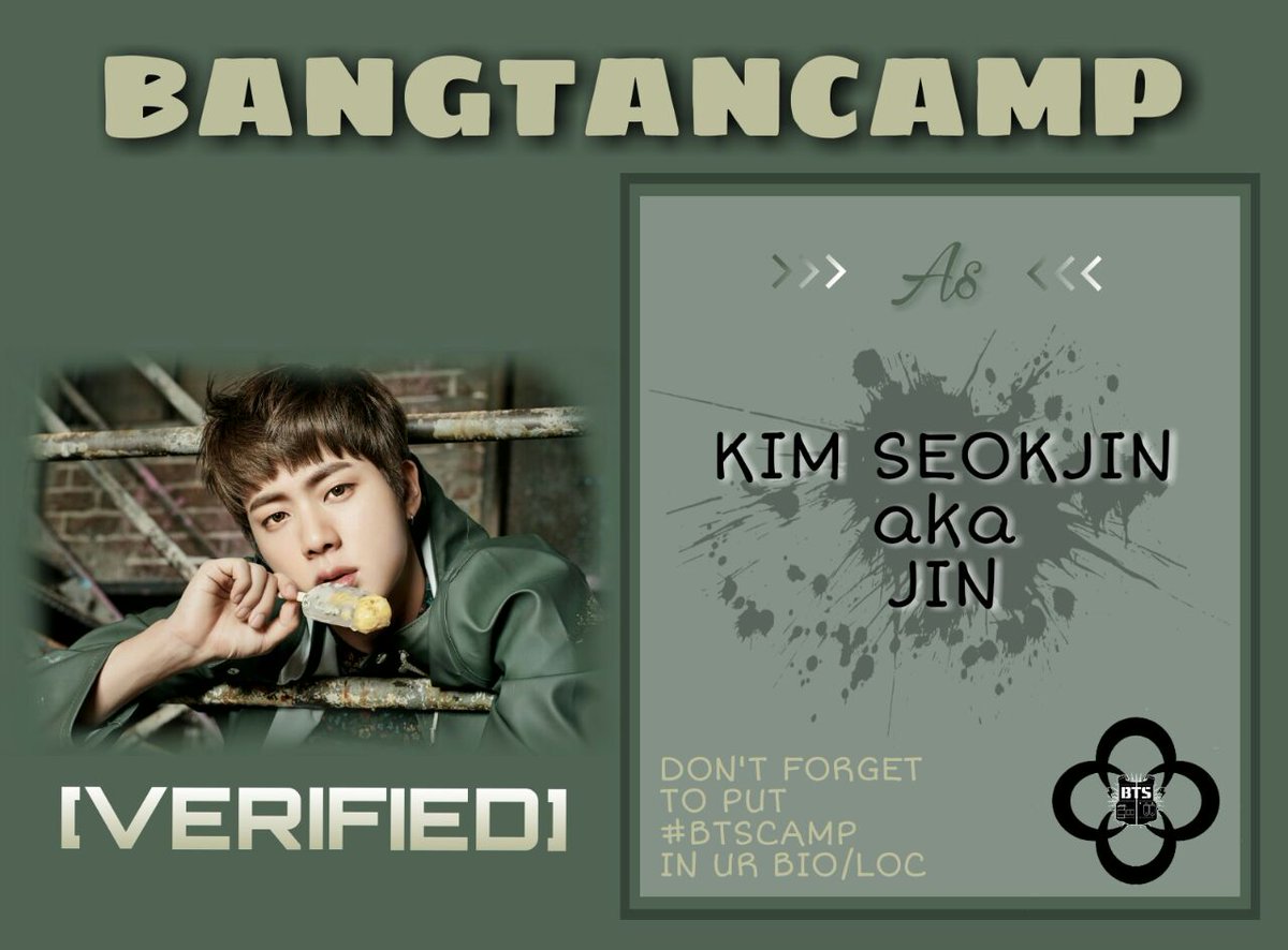 BANGTANCAMP's tweet photo. @soxjink ✌ @soxjink as Kim Seok Jin, Visual of BTS
Keep solid broo👊 #BTSCAMP https://t.co/yUZXeS5hTl