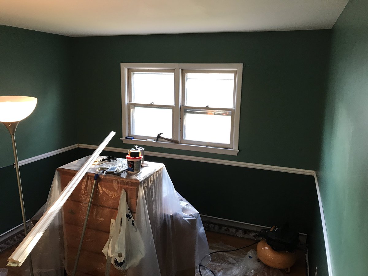 _NYSlicktop's tweet photo. Corey's old room. Have to say, I'm pretty good with some paint and wood.. https://t.co/t1BA3qSgcu
