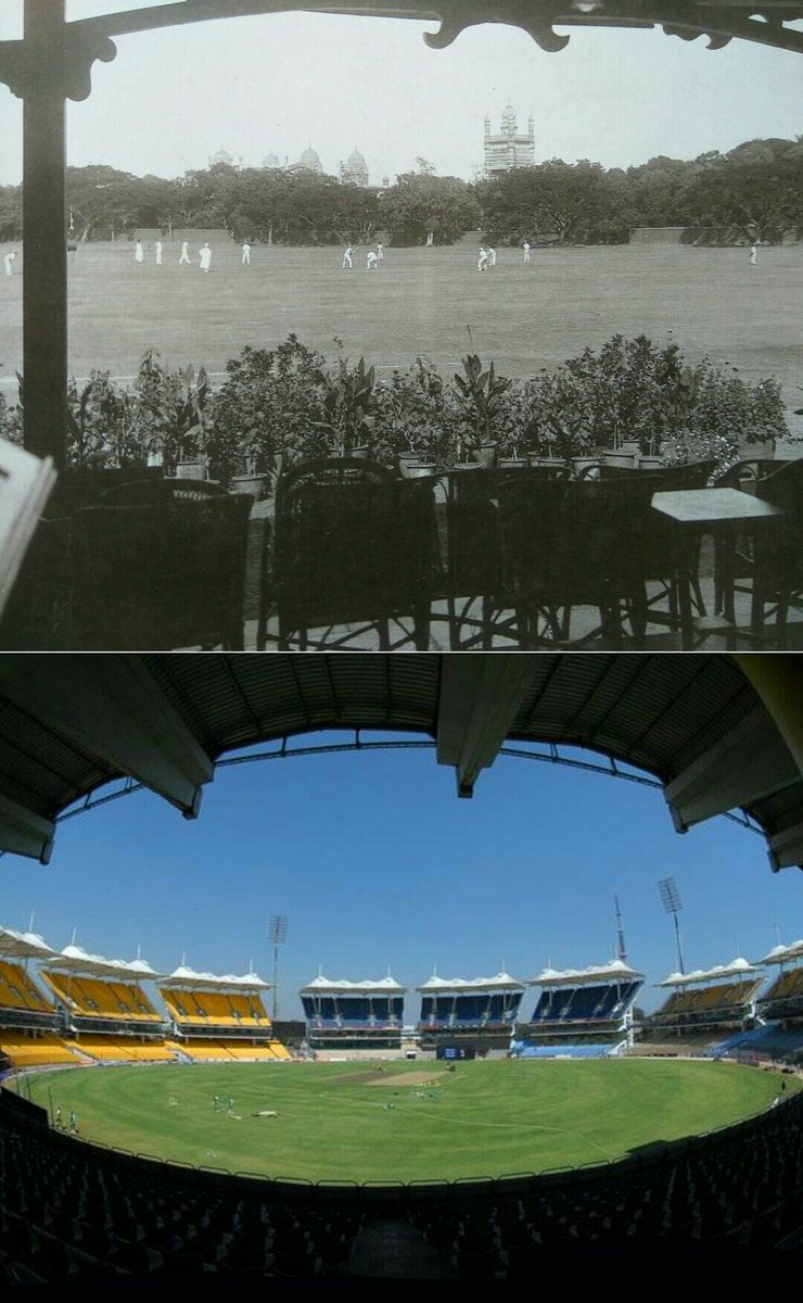 ChennaiIPL's tweet photo. As this beloved city steps into its 379th year, let's cherish its rich history with a glimpse of the past and present. Happy #MadrasWeek 😊💛 https://t.co/vVsjPf47NS