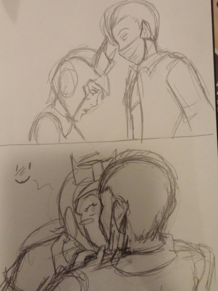 Cyber54prime's tweet photo. #prowl and #mesothulas / #tarantulas first kiss 
XD and only one time 
Humanized #transformers https://t.co/UDFNfattEL